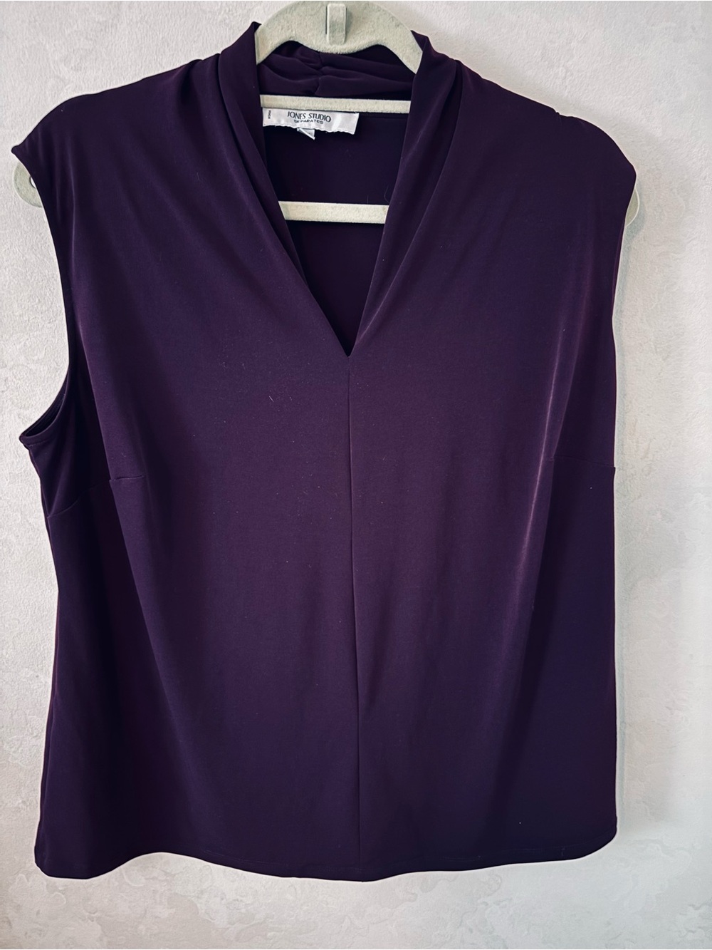Jones Studio Separates Drape Neck Blouse, 16W